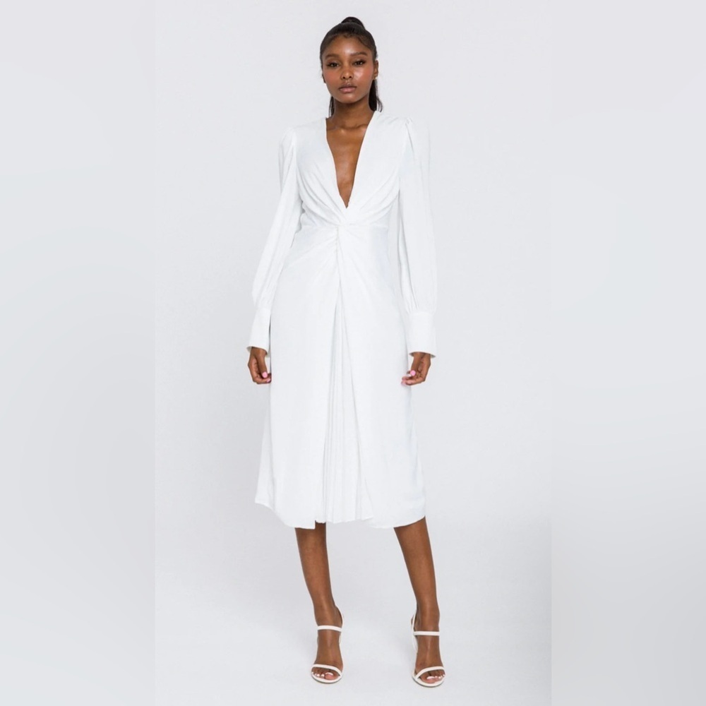 Endless Rose White Midi Dress
